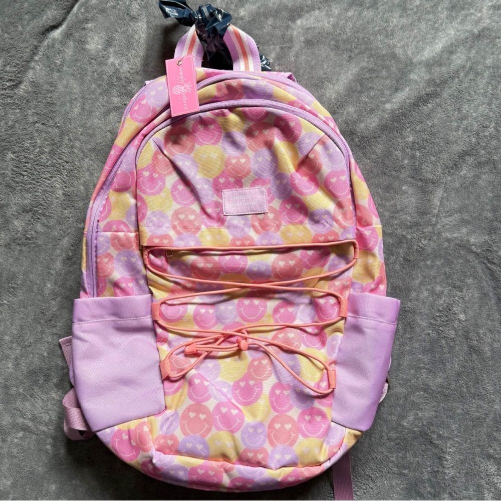 Simply Southern Pastel Smiley Backpack